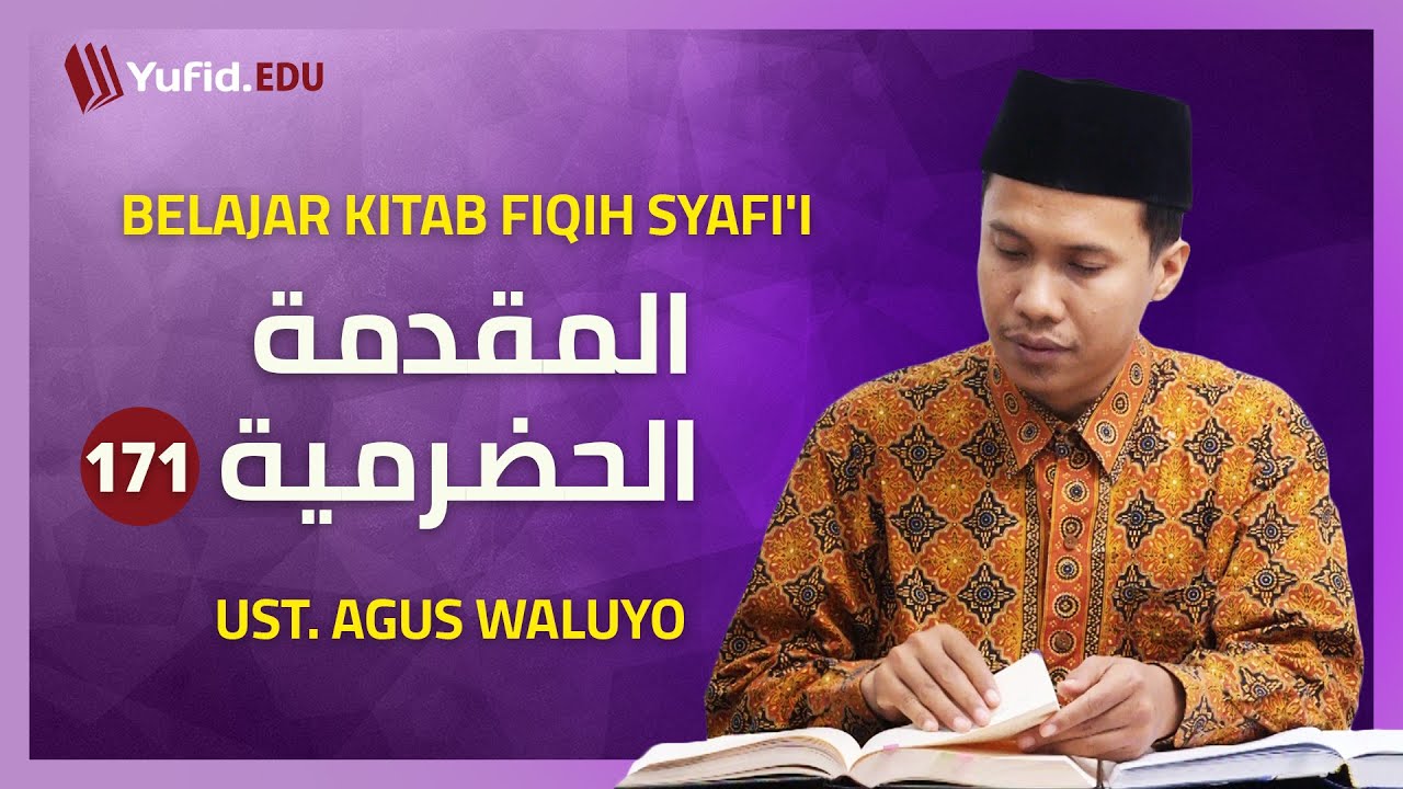 171. Darah Jerawat, Darah Luka, dan Darah Nyamuk Apakah Najis? (Fiqih Mazhab Syafi'i) - Ustadz Agus