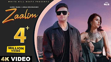 Zaalim (Full Video) | Anurag Desiworldwide | Manisha Sharma | New Hindi Songs 2024 | Hindi Rap Song