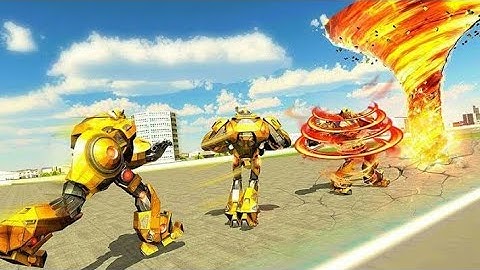 Tornado Robot Transforming Real Game | Chari Games