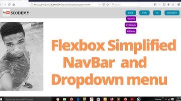 Flexbox simplified| NavBar with Dropdown Menu using flexbox. A simple and Easy Method