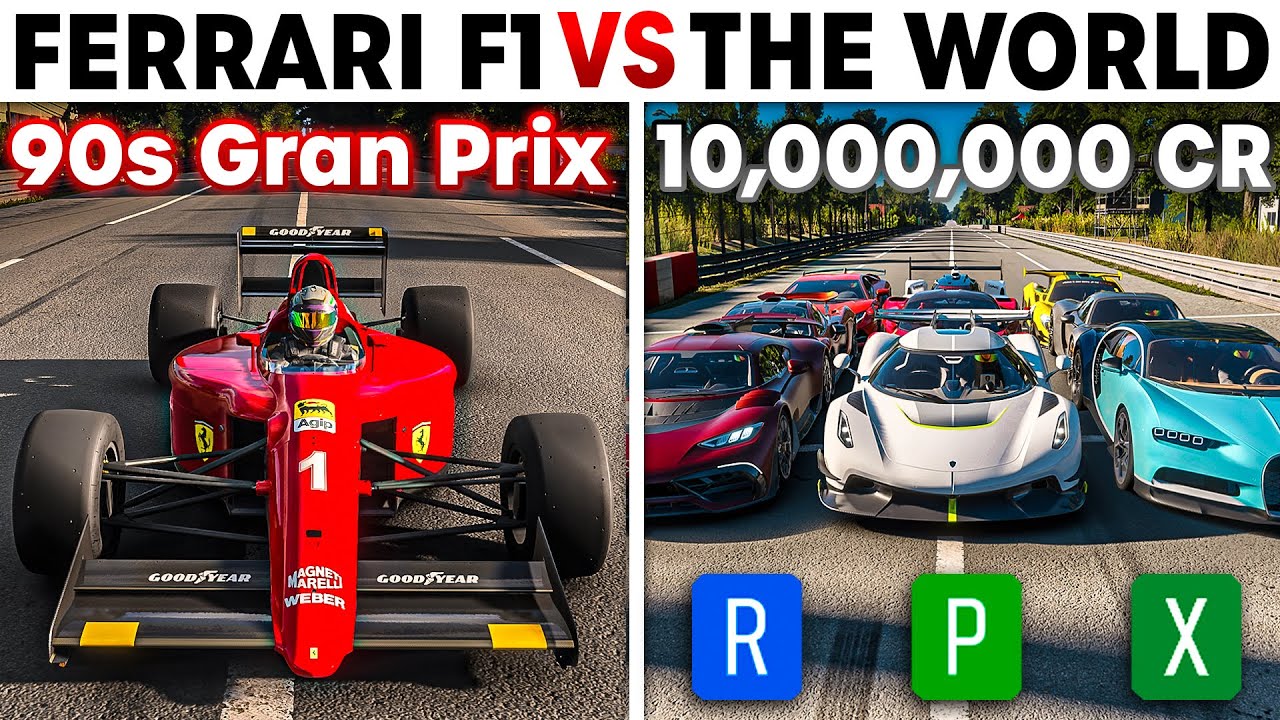 Forza Motorsport 8, Ferrari Formula 1 Car VS The World