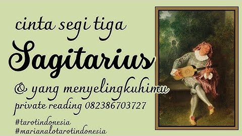 SAGITARIUS 🙅‍♀️BAGAIMANAPUN UNTUKMU LEBIH BANYAK BAGIANNYA🙅‍♂️Mari Tarot #tarotindonesia #tarot 