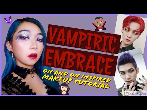 Seductive Vampire Makeup Tutorial - Magnetic Liner Lashes FAILED - VIXX On and On Makeup Inspired - 동영상