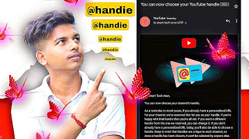 You can now choose your YouTube handle | Stand out and help people find and connect | yt studio