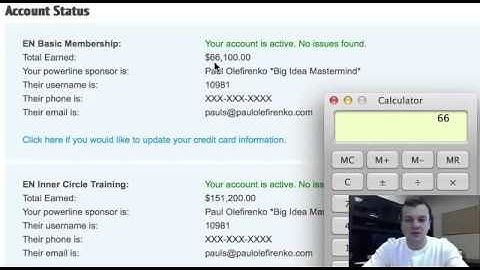 See Proof of Vick Strizheus Earnings only with Empower Network - Big Idea Mastermind