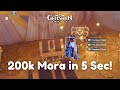 200k mora in 5 sec! do this before it