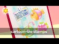 Cartoon-ize stamps by color choices