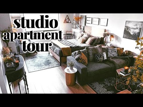 studio-apartment-tour:-rustic-studio-apartment-ideas,-500-sq-ft