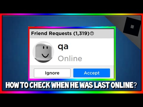 How To Check When A Player Was Last Online Roblox Youtube - roblox last online checker website