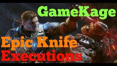 Epic Knife Executions Gears of War 4 "Get Over Here" ft Splendid GK (Mortal Kombat)