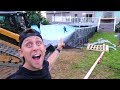 BUILDING HUGE FOAM PIT/POOL!!