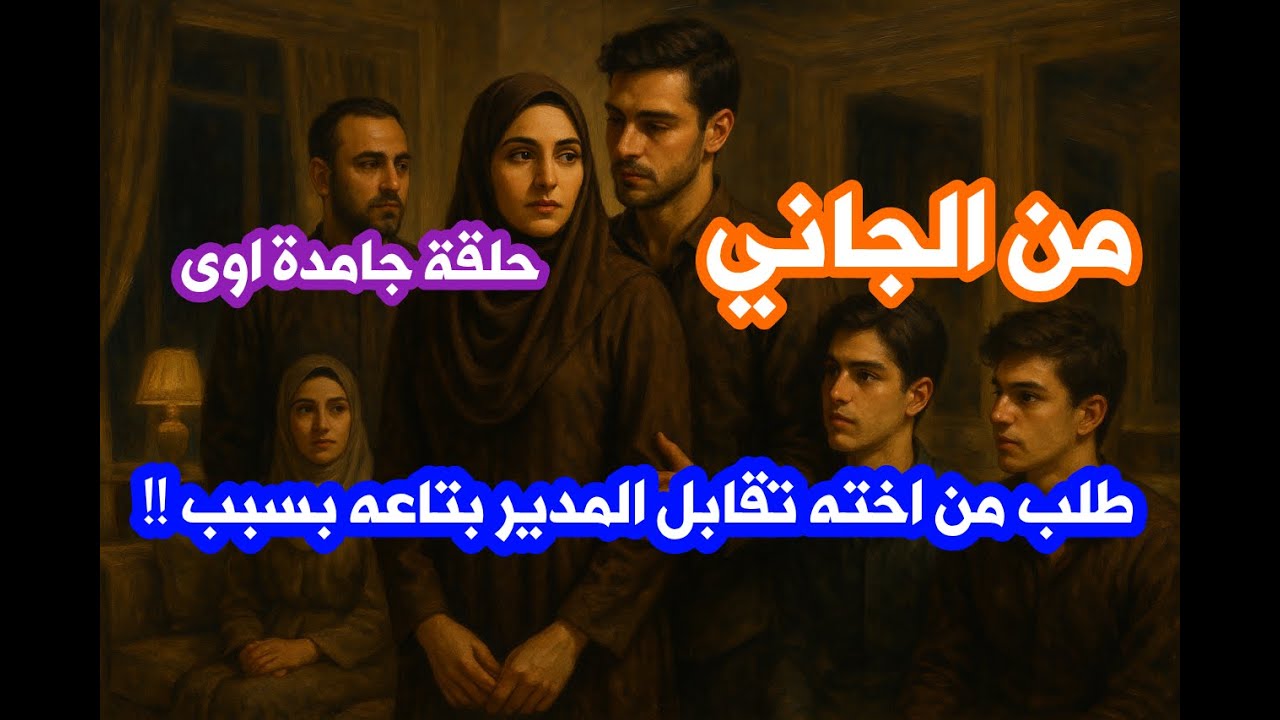 من الجاني طلب من اخته تقابل المدير علشان يسامحه ومايحبسوش فحصلت الكارثة