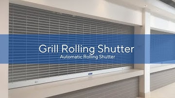 Automatic Grill Rolling Shutter | Rolling Shutter | Nirmal Automation