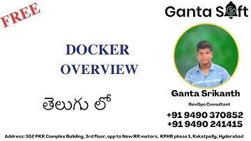 Docker Overview  | GantaSoft | Best DevOps Training in KPHB  | Hyderabad |  Ganta Srikanth