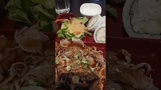 Cheap $15 cad ($11usd) sushi bento box in Vancouver #japanesefood #foodie #foodreview