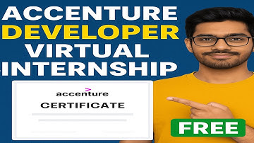 Accenture Developer Internship 2025 | Free Certificate + No Experience Needed! | How to Apply
