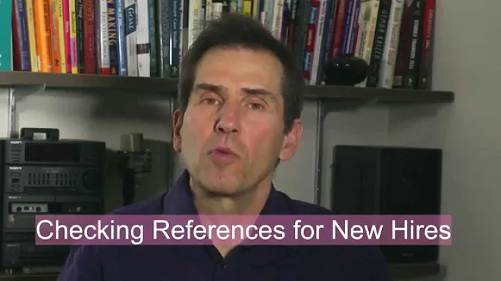 Employee Reference Checking for New Hires