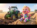 Farmer’s Tractor With Baby 🚜 | Fun Farm Learning Adventure for Toddlers and Preschool Kids