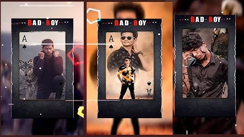 BadBoy & attitude status video editing 2021 in kinemaster | badboy status editing | status editing