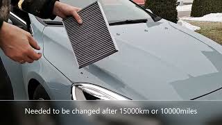 Volvo V40 cabin airfilter change