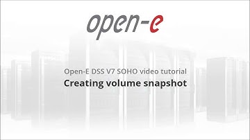 Creating volume snapshot