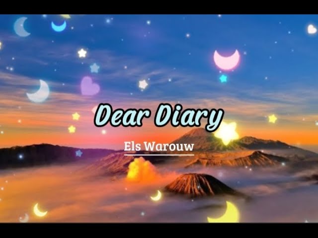 DEAR DIARY Els Warouw cover lirik semalam aku bermimpi bertemu dengannya class=