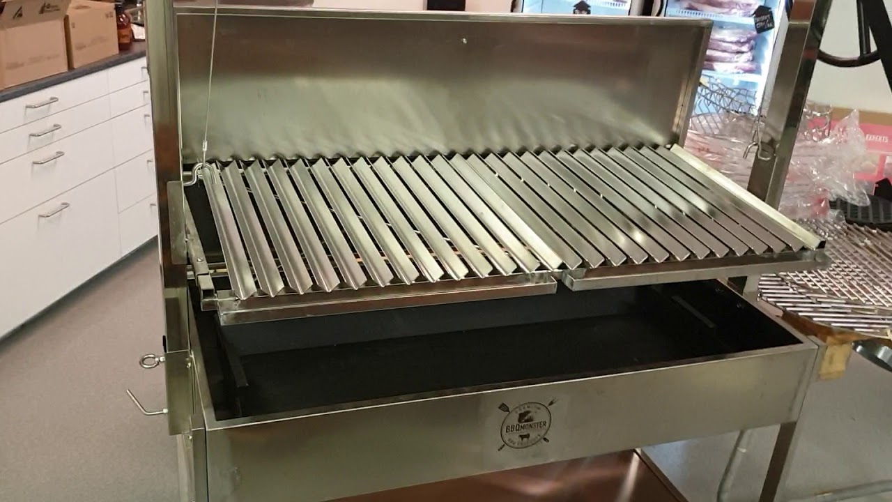 Santa Maria style Grill med hiss och V galler115cmx52cm Santa Maria style Grill med hiss och V galler115cmx52cm