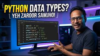 Python Data Types LIVE  | All Data Types in Python 2026 | Beginners to Advanced | Learn Python Hindi