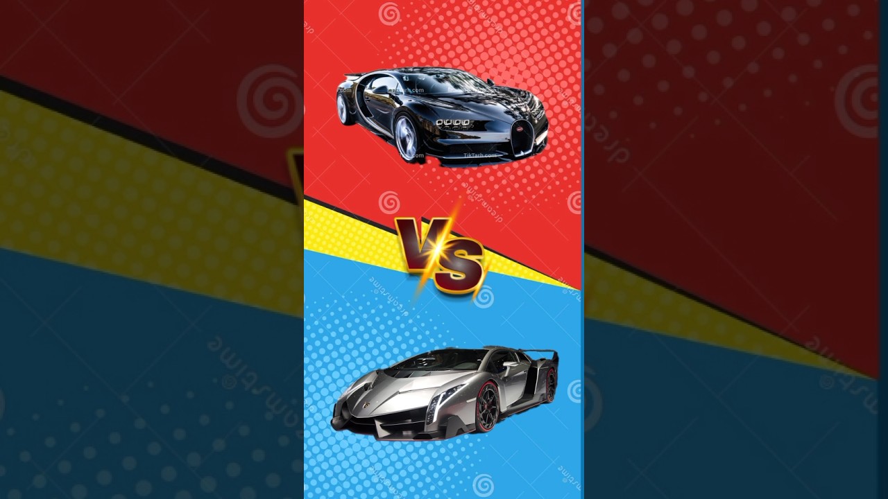 Lamborghini Veneno VS Bugatti Chiron 