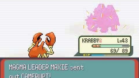 Emerald Krabby Only Run- Part 6 (Maxie)