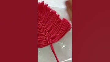 Macrame Leaf #diy (Full tutorial on my channel)