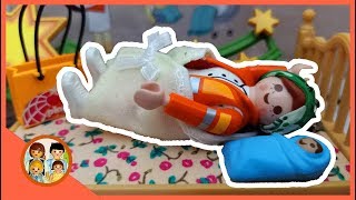 يوم ولادة هايدى 🤱 👼 _ يوميات عائلة احمد و زينة _ play mobil