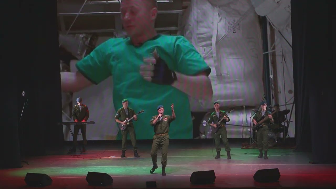 Легендарный хит группы «Земляне» в исполнении военнослужащих 38-й бригады / Концерт 23 февраля, ОКЦ