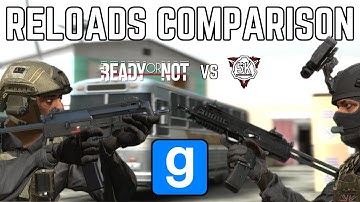 ARC9 Ready or Not vs ARC9 SCP 5K - Reload Animations Comparison (Garry