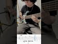 【全ベーシストに届け】ざわつく / RED in BLUE (bass playthrough) #shorts