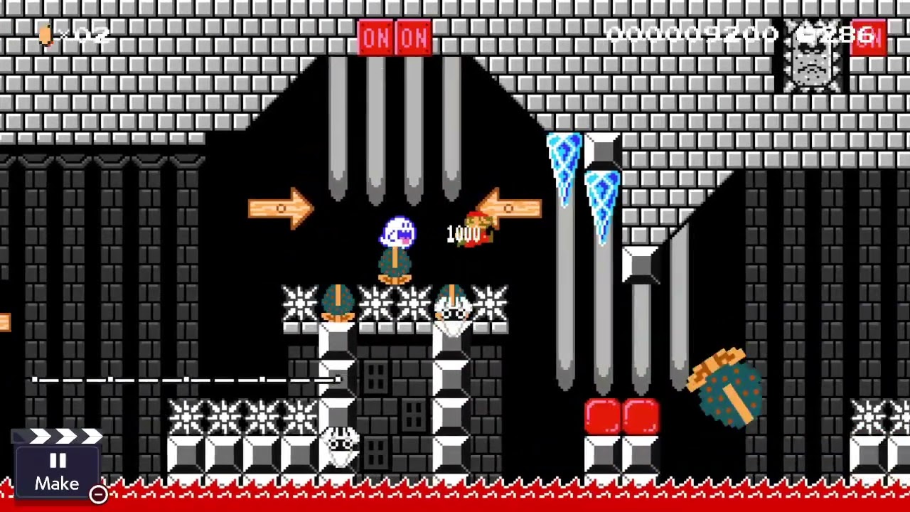 Super Mario Maker 2 Kaizo: Royal Blue Icing-L00-5LL-XVF 