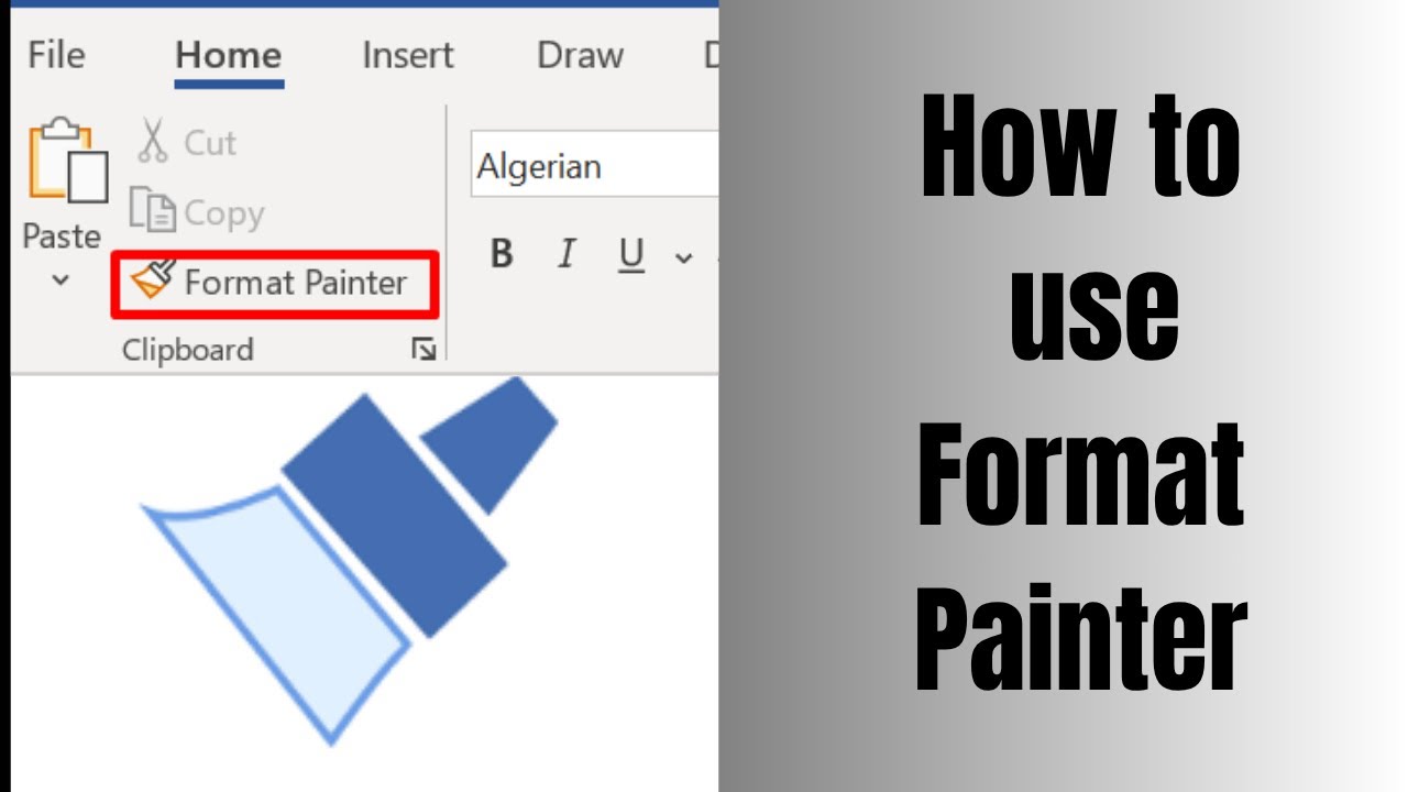 Format Painter In Word How to use Format Painter in Microsoft Word | ফরমেট পেইন্টার - YouTube