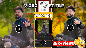 vsco video editing tutorial  step by step in hindi!vsco video edit app !vsco Video Color Correction