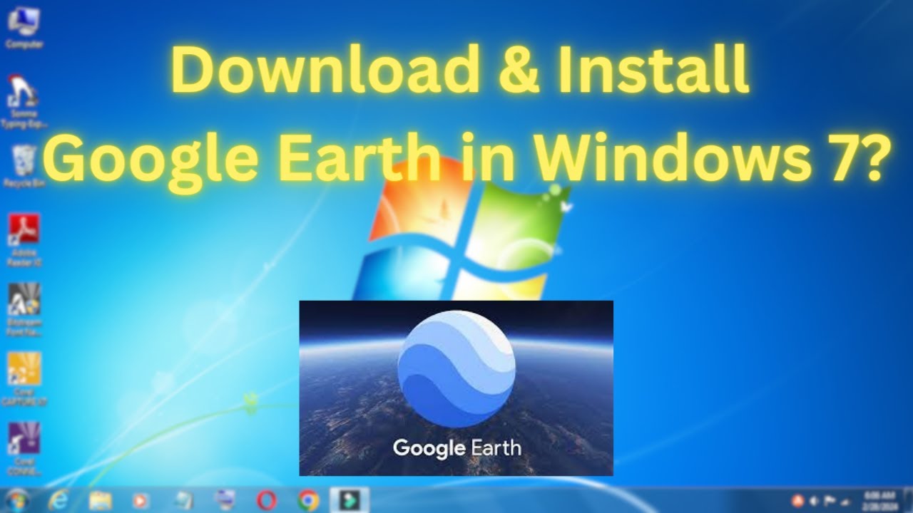 Computer Eairth Downlaod & Install Google Earth in Windows 7? Computer/Laptop - YouTube