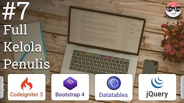 Tutorial Pembuatan Blog menggunakan Codeigniter 3 & Bootstrap 4 #7