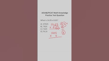 Multiplying Decimals: ASVAB/PiCAT  Math Knowledge Practice Test Q #acetheasvab w/ #grammarhero