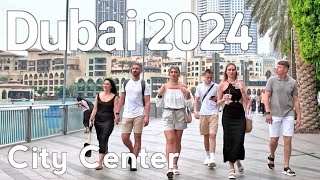 Dubai [4K] Amazing Burj Khalifa, City Center Walking Tour 🇦🇪