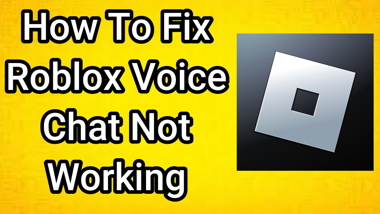 How To Fix Roblox Voice Chat Not Working 2026 YouTube 