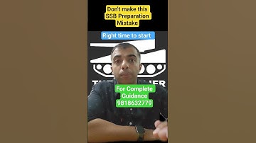 SSB Preparation Timeline | When to Start? | Complete Guide #ssbinterview