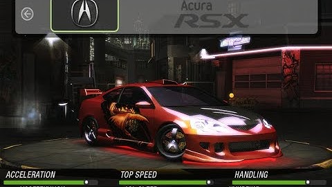 NFS Underground 2 - Acura RSX | Customization & Gameplay