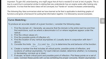 3.7 Intro to Curve Sketching