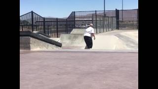 380 lbs man on skateboard