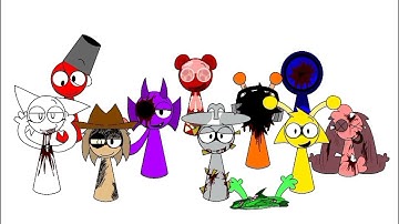 Dumb Ways To Die (Happy Tree Friends) but sprunki (With my OC)