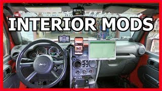 Jeep Wrangler Interior Upgrade Mods - Walkthrough - YouTube