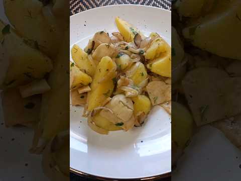 Простой и вкусный ужин. Картошка с грибами